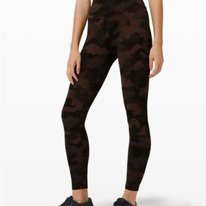 Lululemon Wunder Train High-Rise Tight 25" -
Heritage 365 Camo Brown Earth Multi